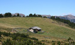 Dalla baita Gasser Hütte al "Toten" - chiesetta dei morti sull'alpe di Villandro